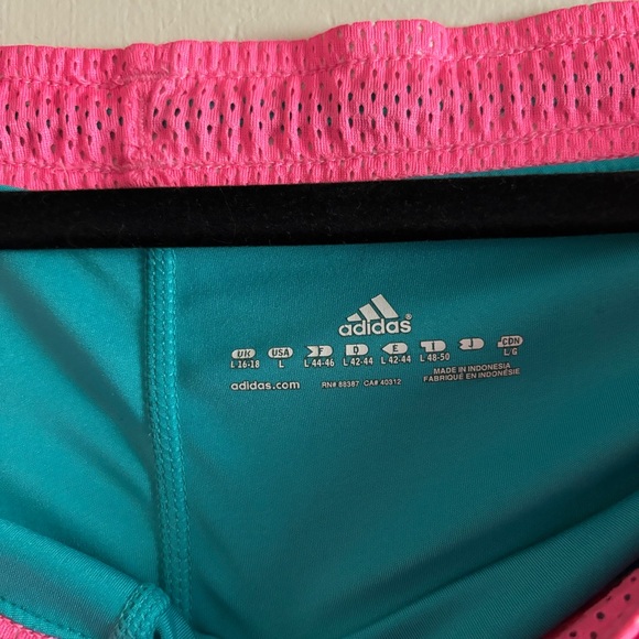 Adidas Pink Vintage Jersey Shorts - Picture 4 of 5